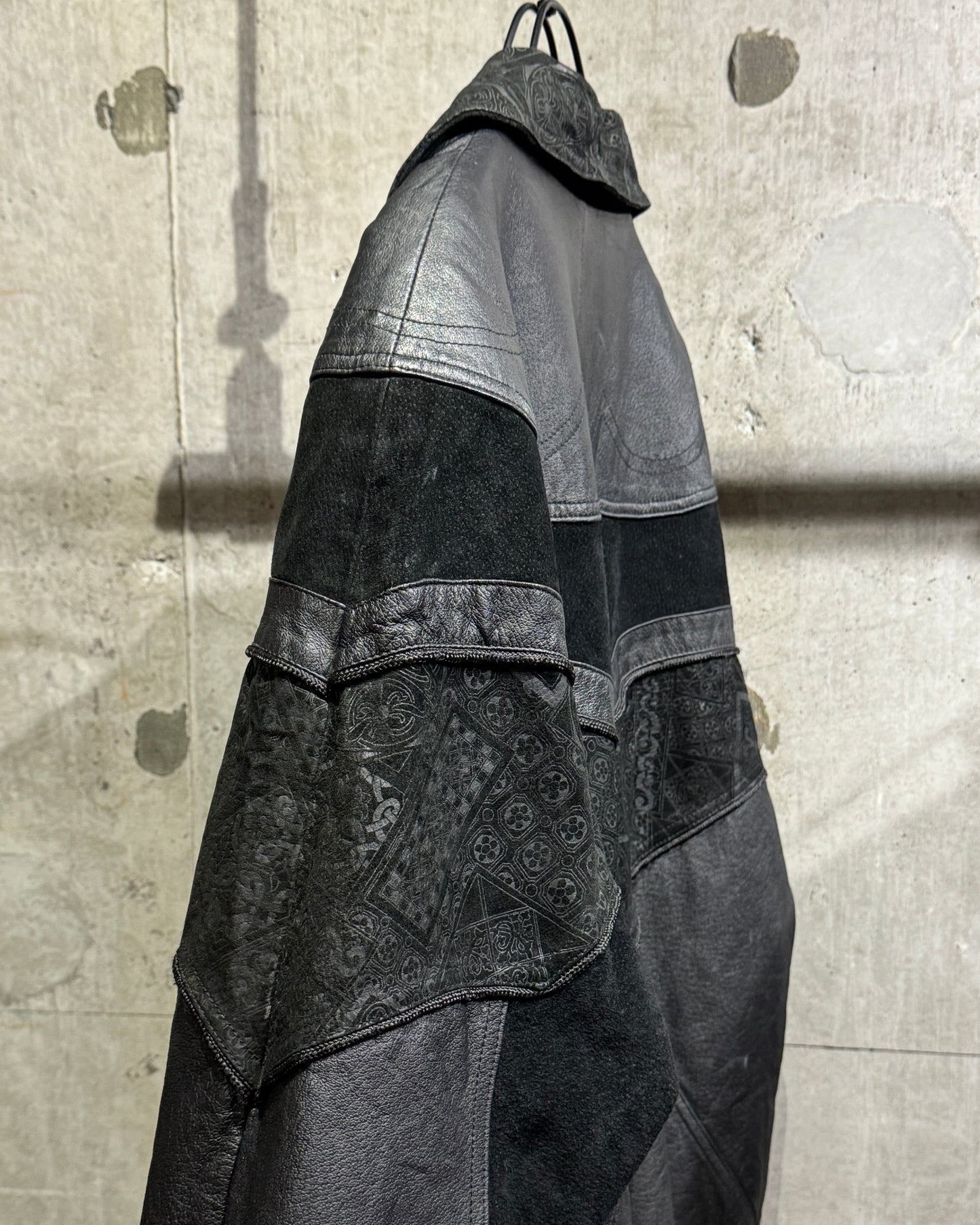 Vintage OUTBROOK Leather Long Coat