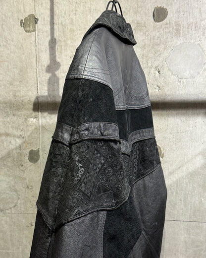 Vintage OUTBROOK Leather Long Coat