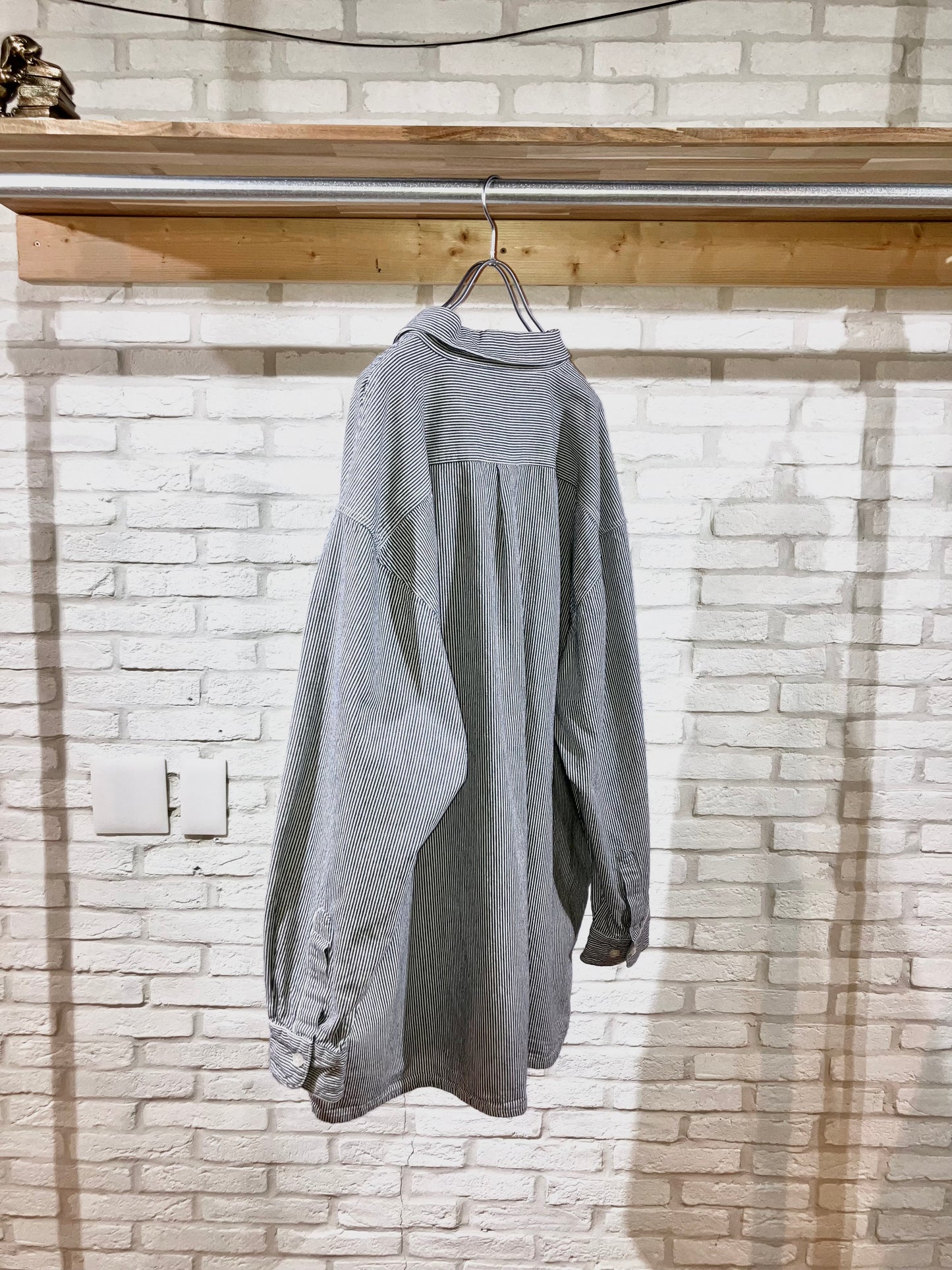 "BEN DAVIS" 10s Oversized Hickory Work Shirt