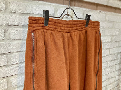 new Side Zip Super Wide Sweat Pants