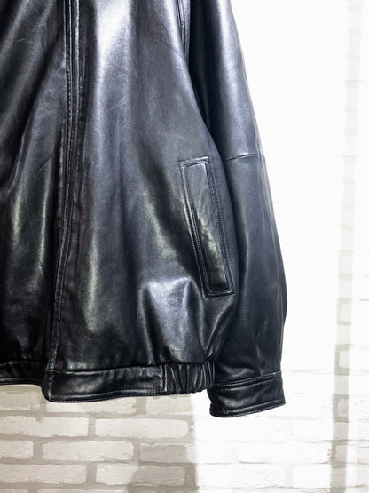 "BILL BLASS" 00s Design Leather JKT