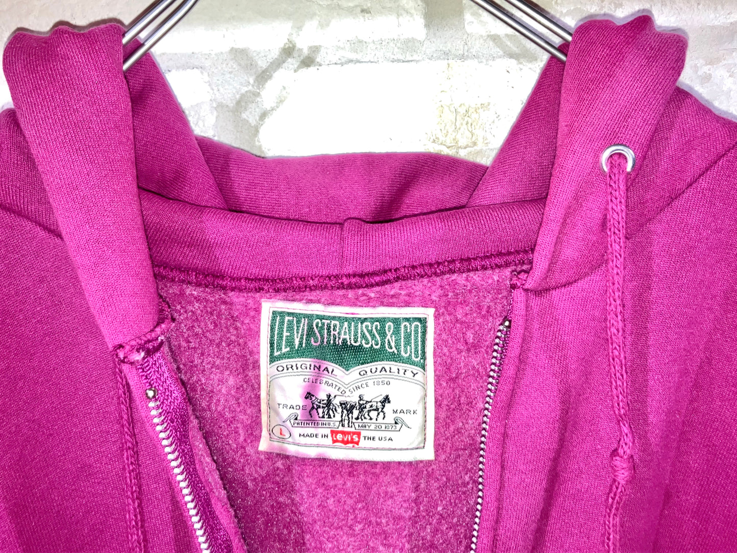 "Levi's" Old Zip Hoodie Vest