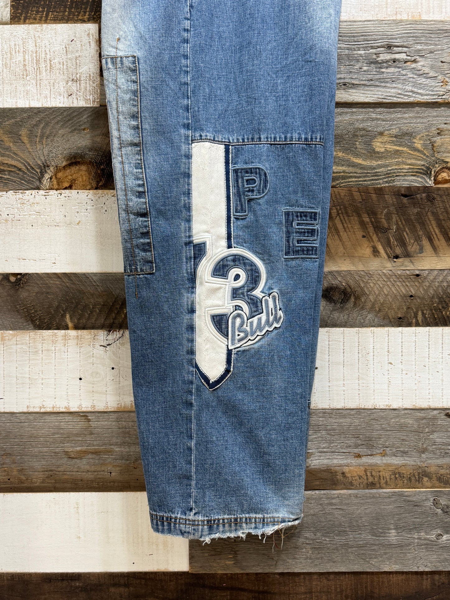 Pepe Jeans Patch Design Denim Pants
