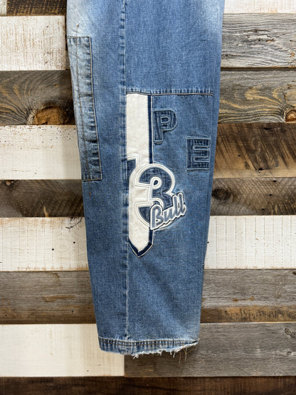 Pepe Jeans Patch Design Denim Pants