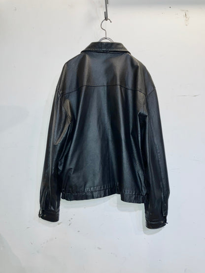"PERRY ELLIS" Old Design Leather JKT