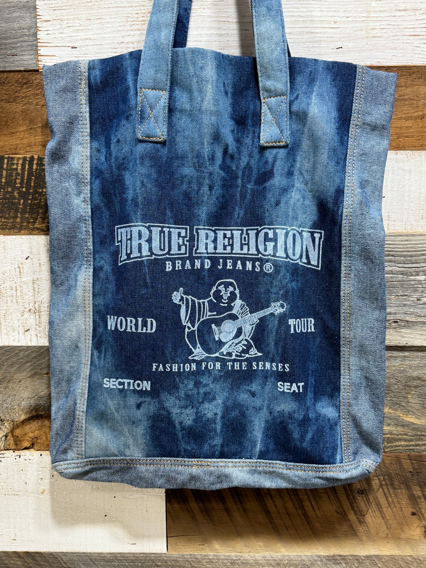 True Religion Denim Tote Bag