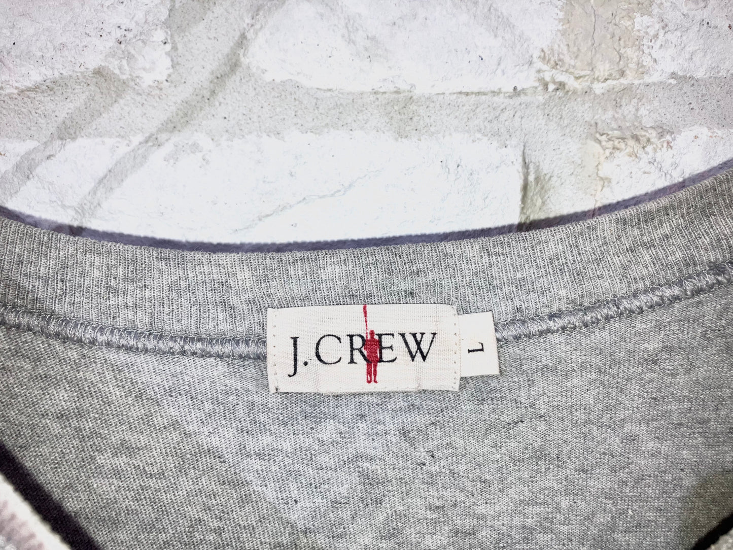 "J.CREW" Old Oversized LS Tee