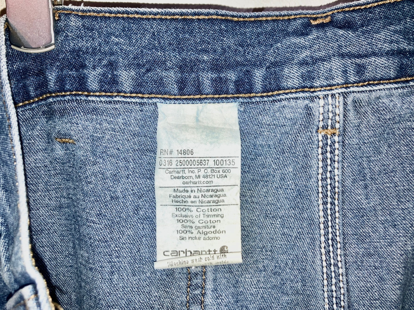 "carhartt" 00s Denim Painter Pants