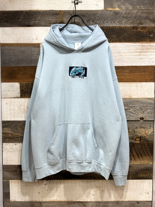 Blue-Eyes White Dragon Embroidered Hoodie