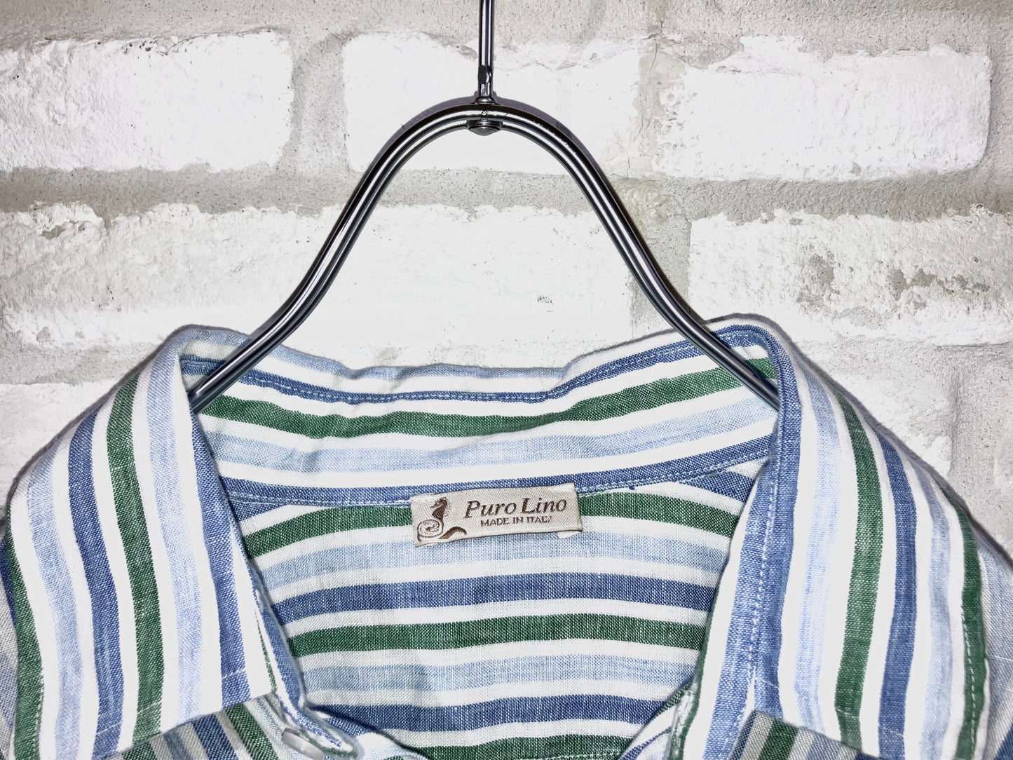 Old Oversized Stripe Linen Shirt