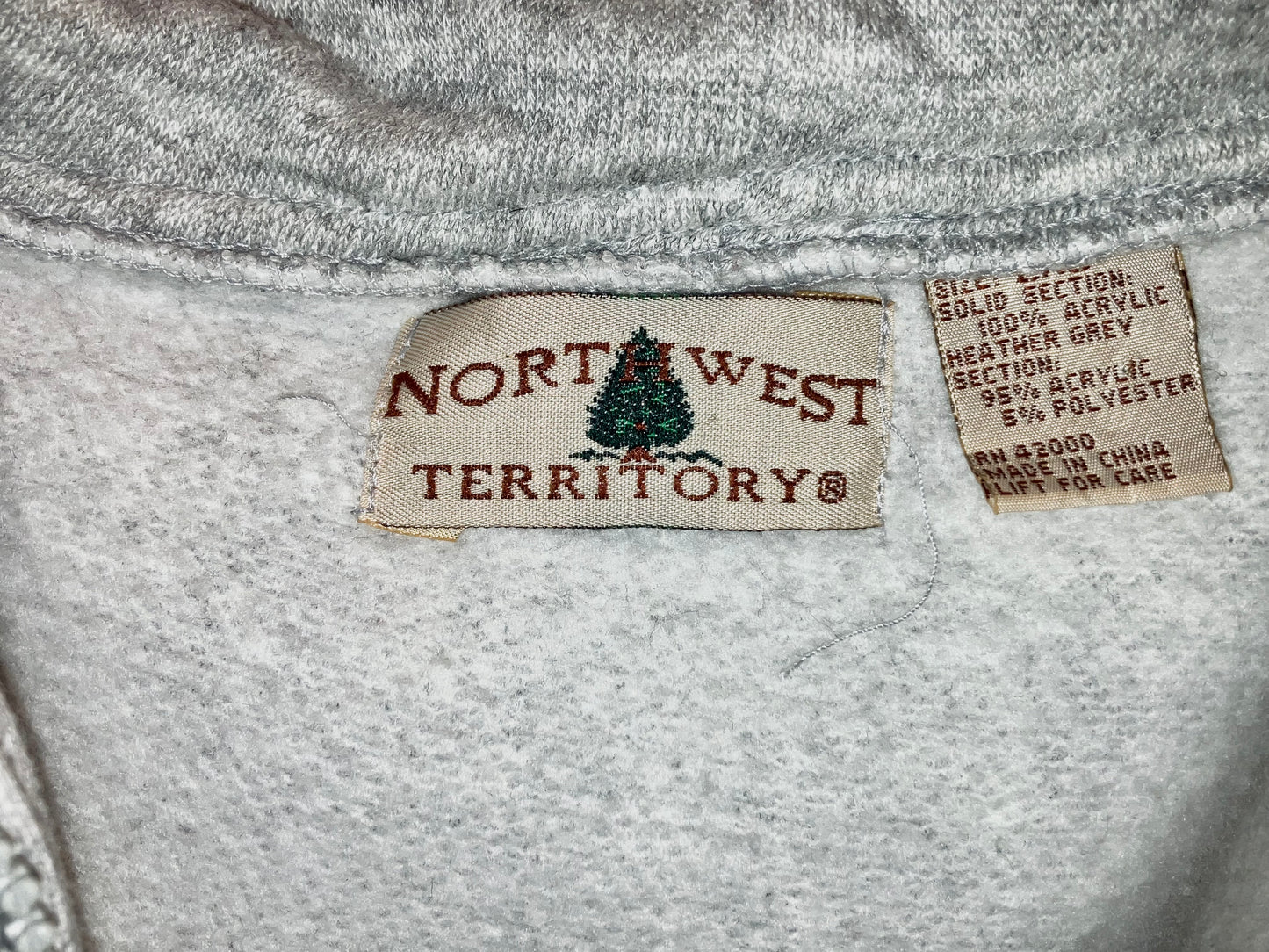 Old Oversized Half Zip Hoodie