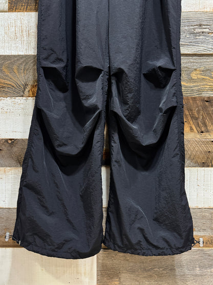 Nylon Parachute Wide Pants