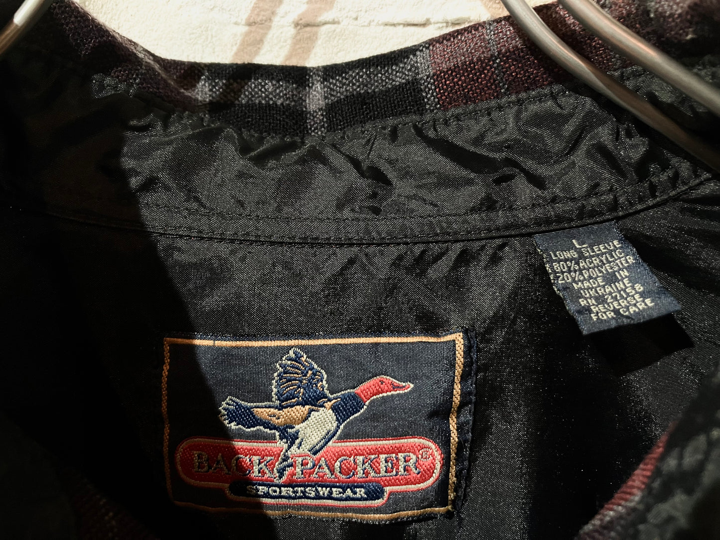 Old Acrylic Check Shirt