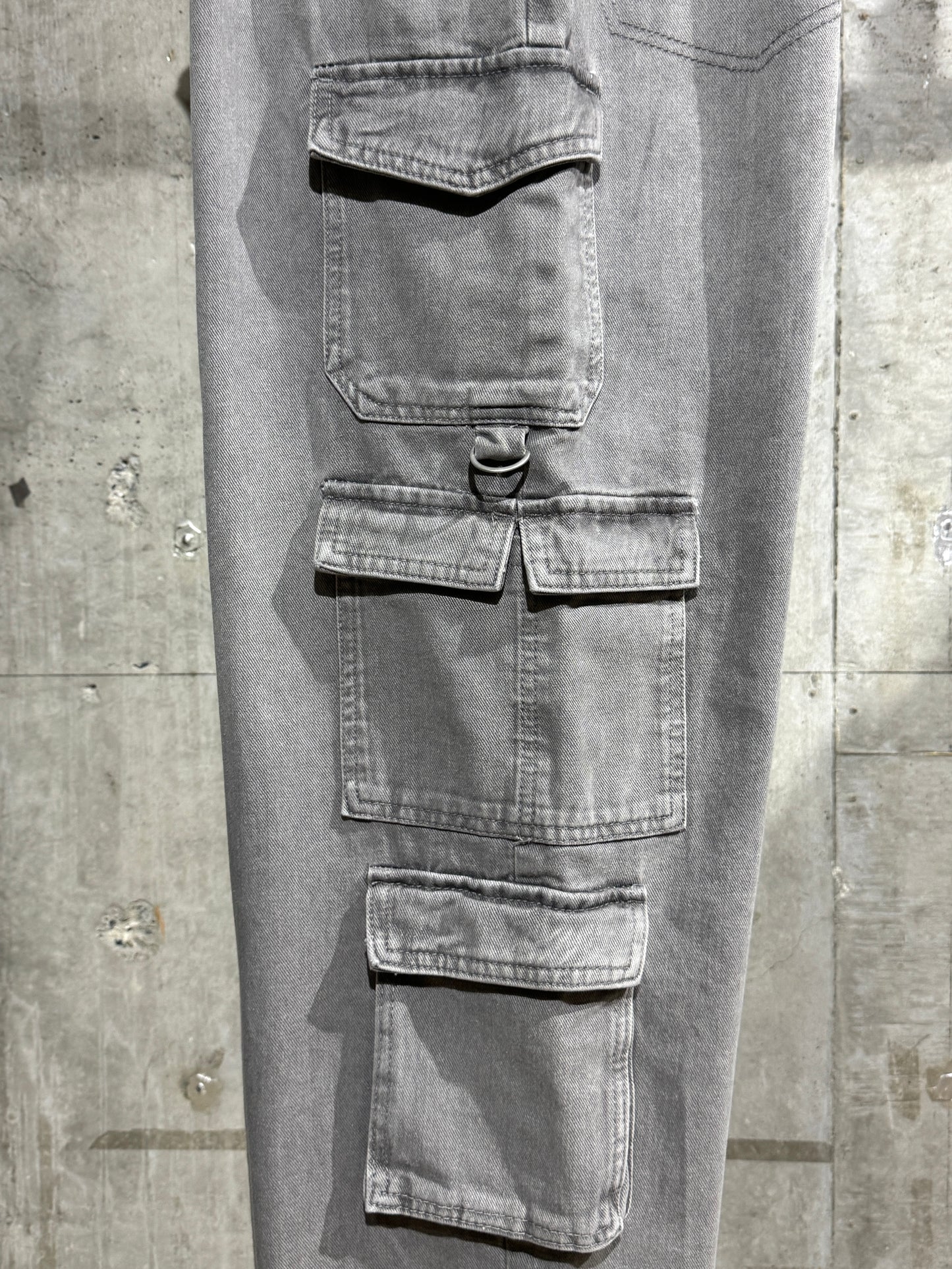Grey 11 Pocket Cargos