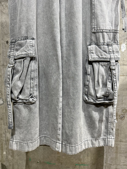 Baggy Cargo Denim Pants