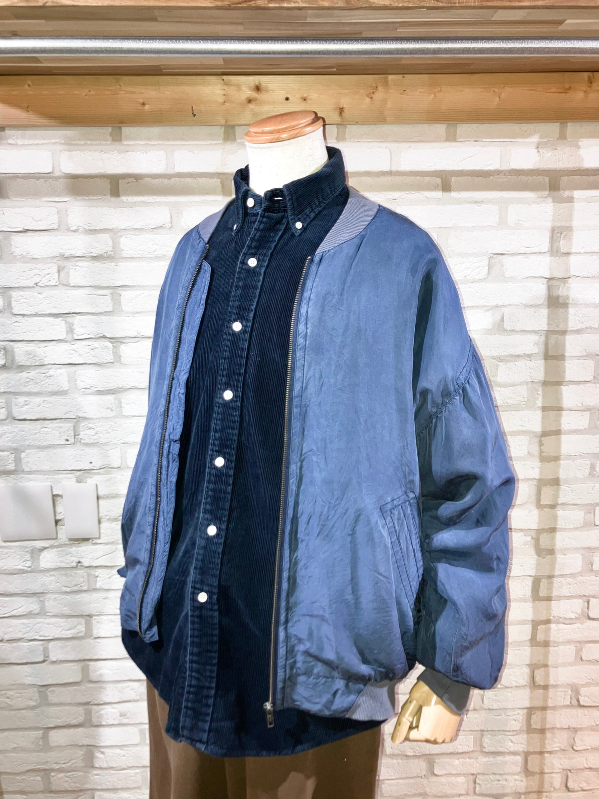 Old Design Silk Blouson