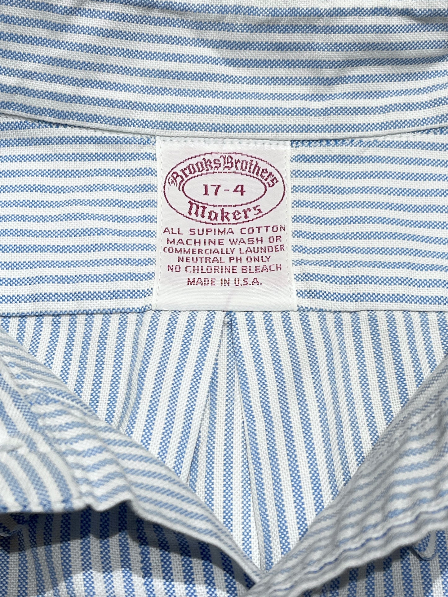 Brooks Brothers cotton stripe shirt