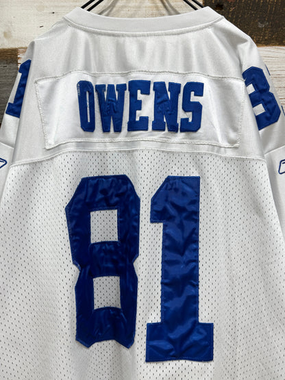 Reebok NFL Dallas Cowboys Terrell Owens Game  Shirt
