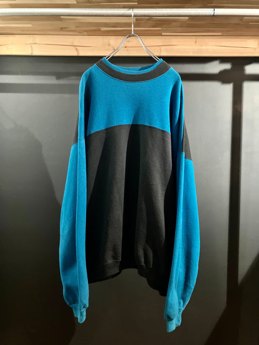 Old Oversized Bi-color Design Sweat