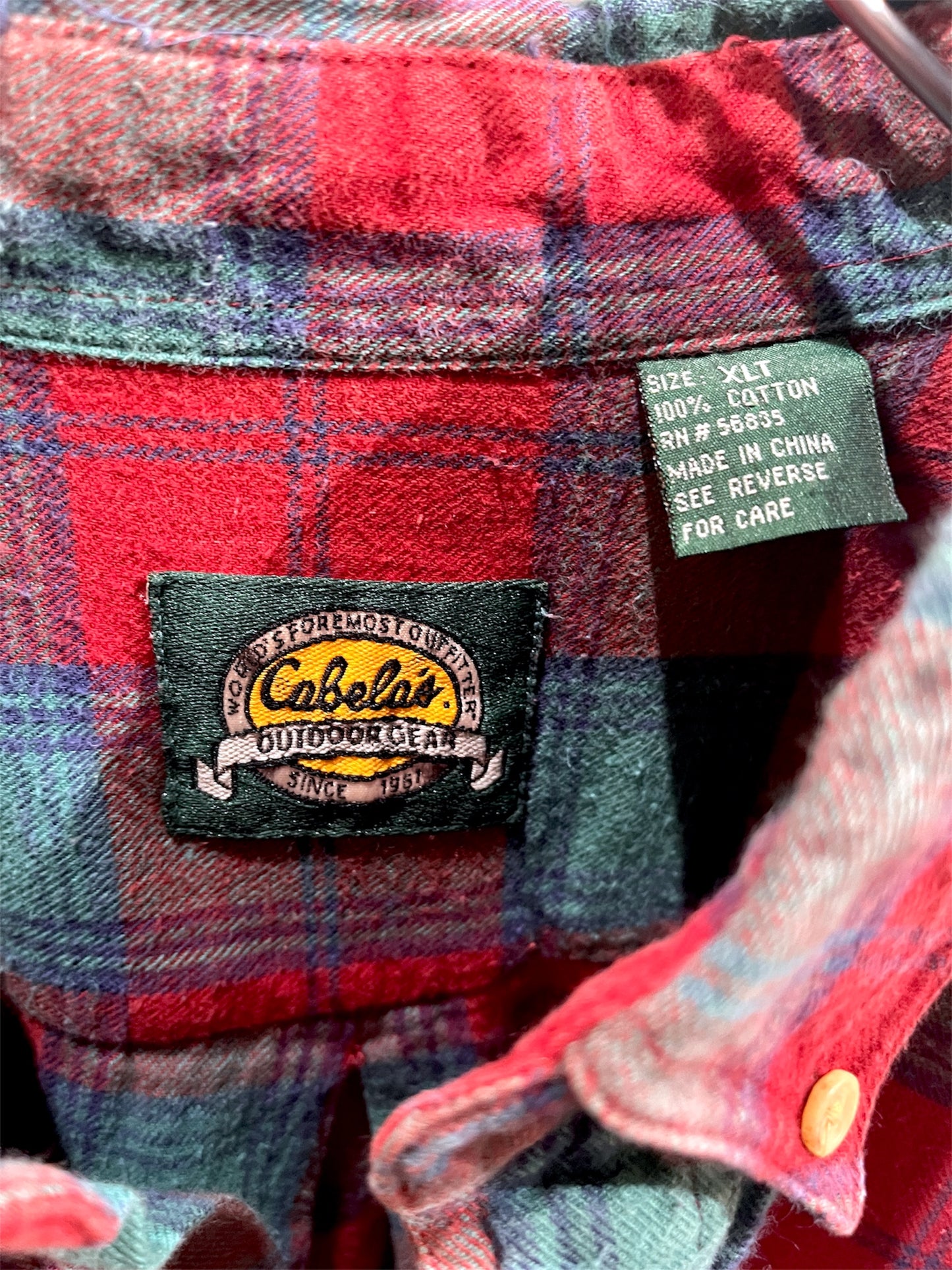 Cabela's cotton check shirt