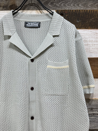 00s Mesh Knitted SS Shirt