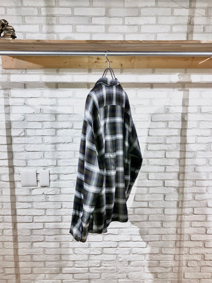 Old Oversized Shadow Check Shirt