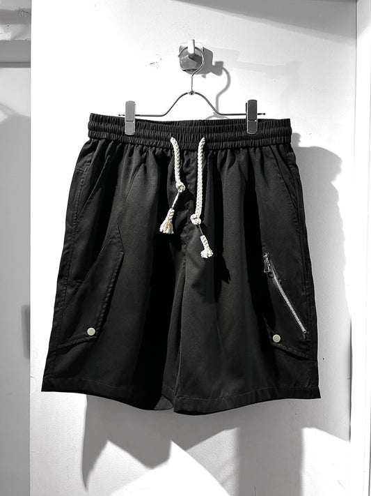 00s Flap & Zip Design Wide Shorts