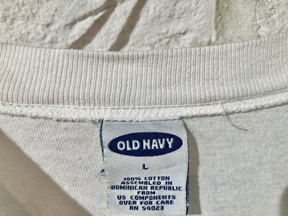 "OLD NAVY" 00s Printed LS Tee