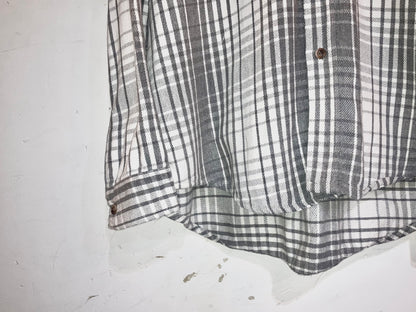 "ST JOHN'S BAY" Old Heavy Flannel Check Shirt