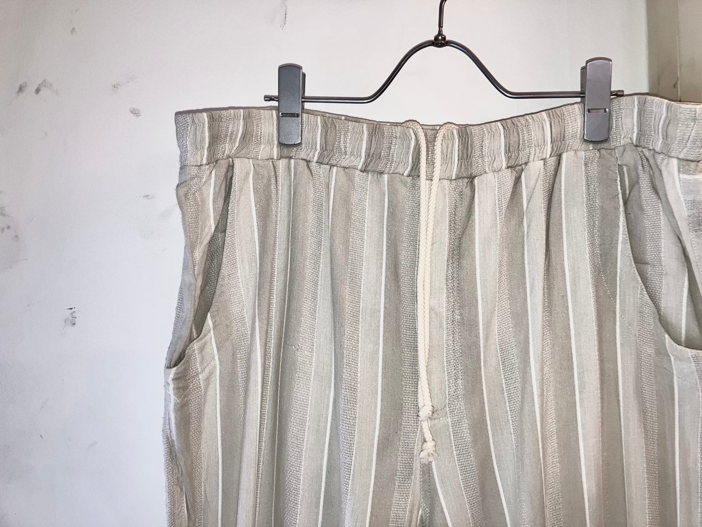 Old Stripe Wide EZ Pants