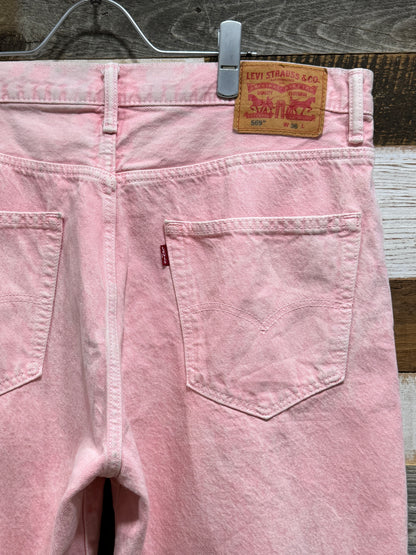 Levi's 569 Pink Denim Shorts