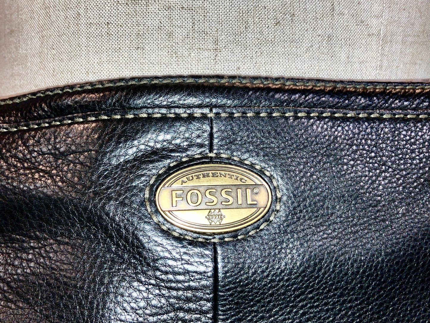 00s Super Big Zipper Leather Bag