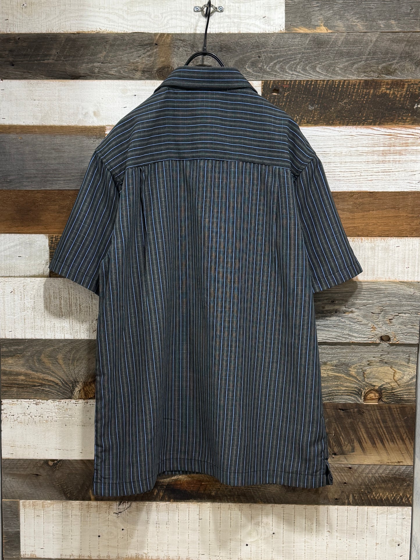Haggar S/S Plaid Shirt