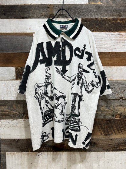 Old "CAMP CITY U KAN !" Polo Shirt
