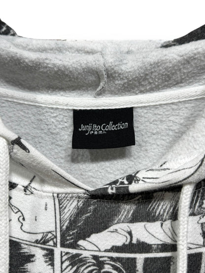Junji Ito Collection Manga Panel Allover Print Hoodie