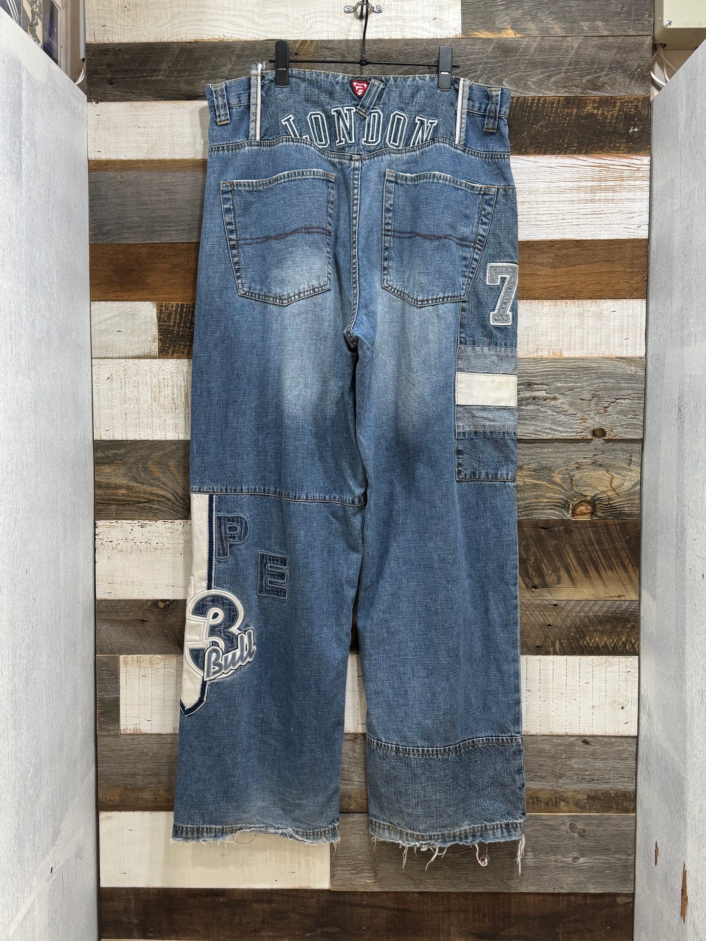 Pepe Jeans Patch Design Denim Pants