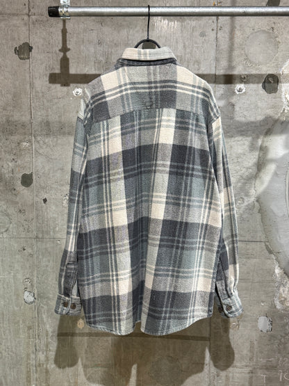 Old Heavyweight Flannel Plaid Shirt