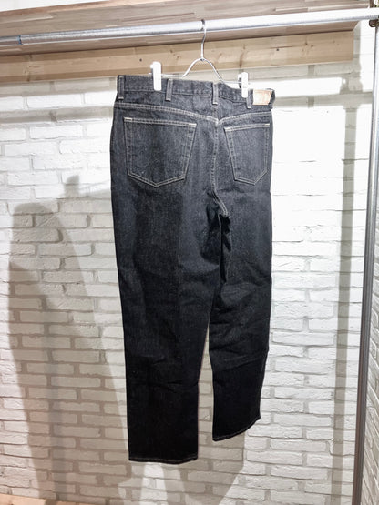 "LANDS'END" 90〜00s Yarn Dye BLK Denim Pants "NOS' Special Piece!!!"