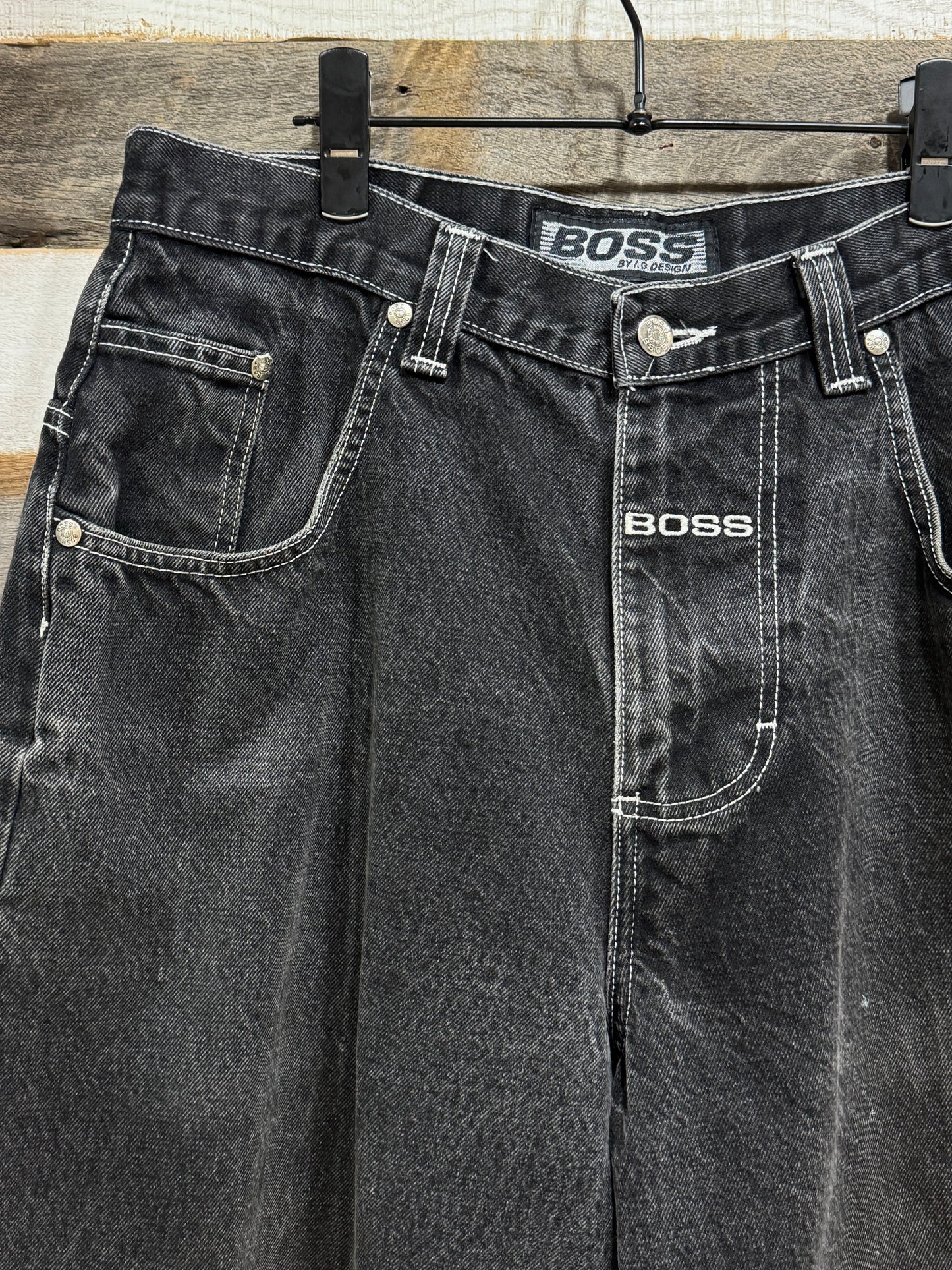 Old Boss Baggy Denim Shorts