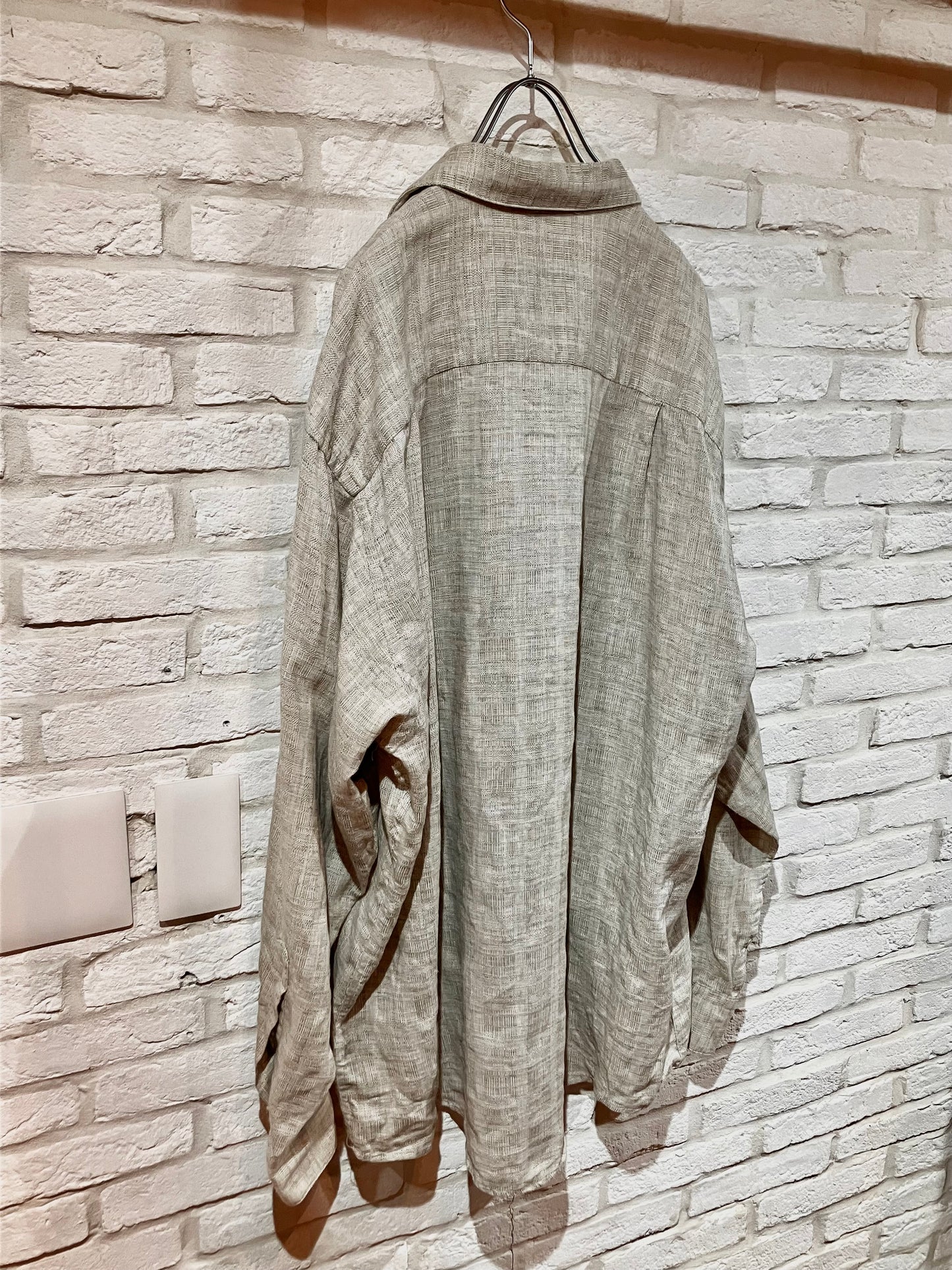 "G.H BASS&CO." Old Design Fabric Shirt