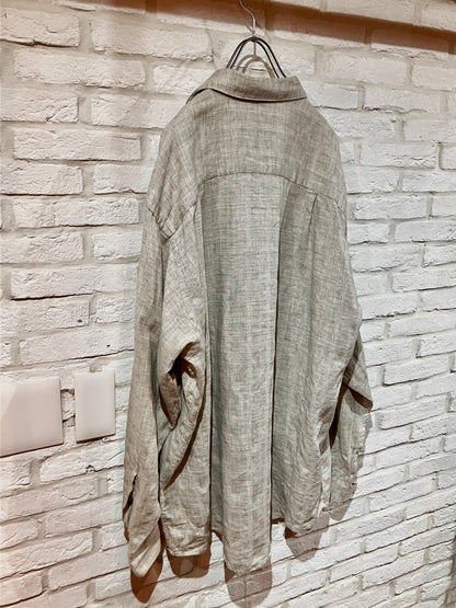 "G.H BASS&CO." Old Design Fabric Shirt