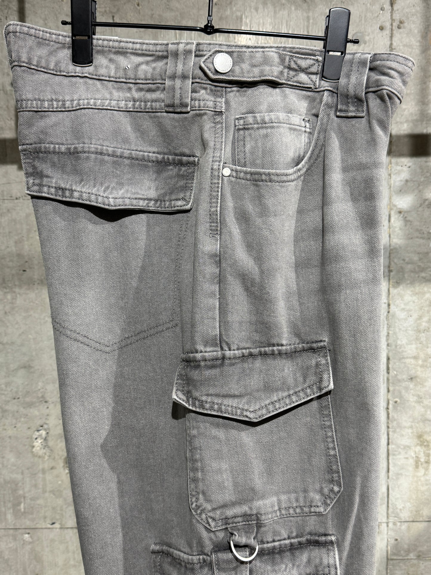 Grey 11 Pocket Cargos