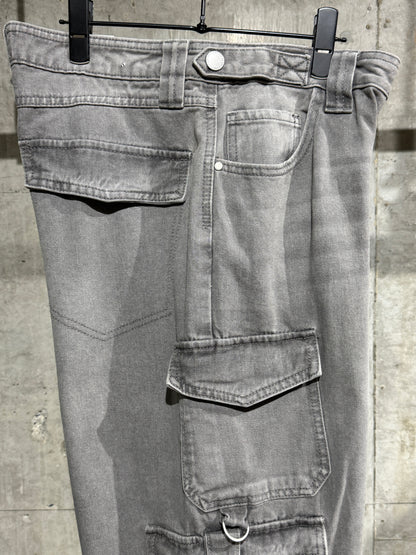 Grey 11 Pocket Cargos