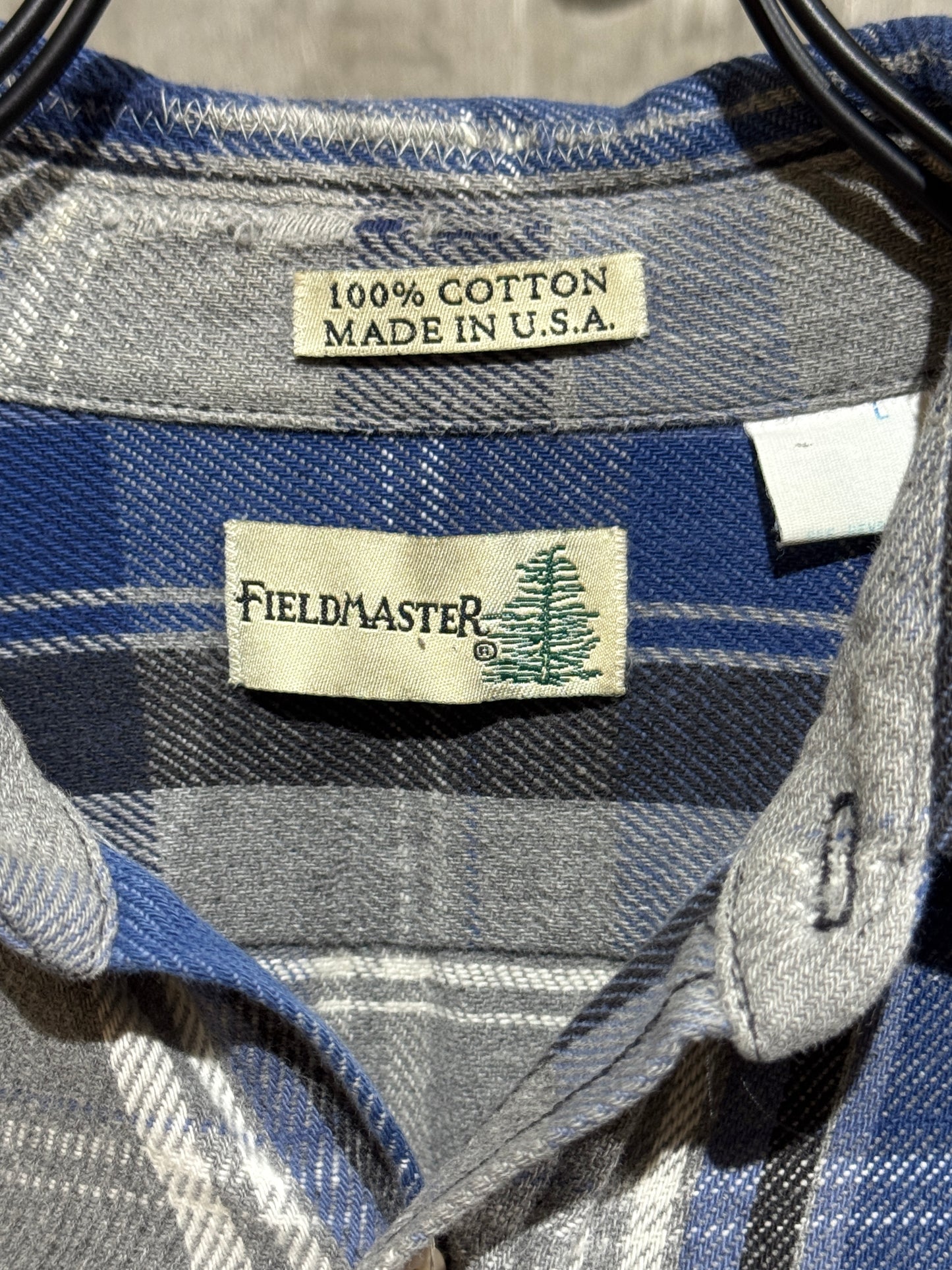 80's Vintage Heavyweight Flannel Plaid Shirt