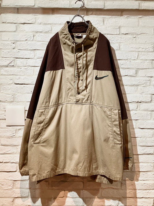 "NIKE" Old Oversized Design Pollover JKT