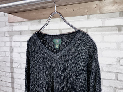Old Vneck Cotton Knit
