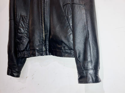 "PERRY ELLIS" Old Design Leather JKT