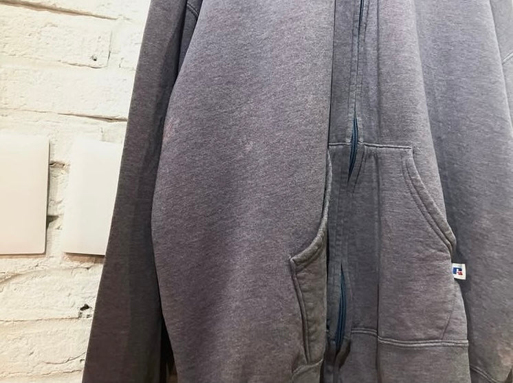 "RUSSELL" 00s Nice Color Zip Hoodie