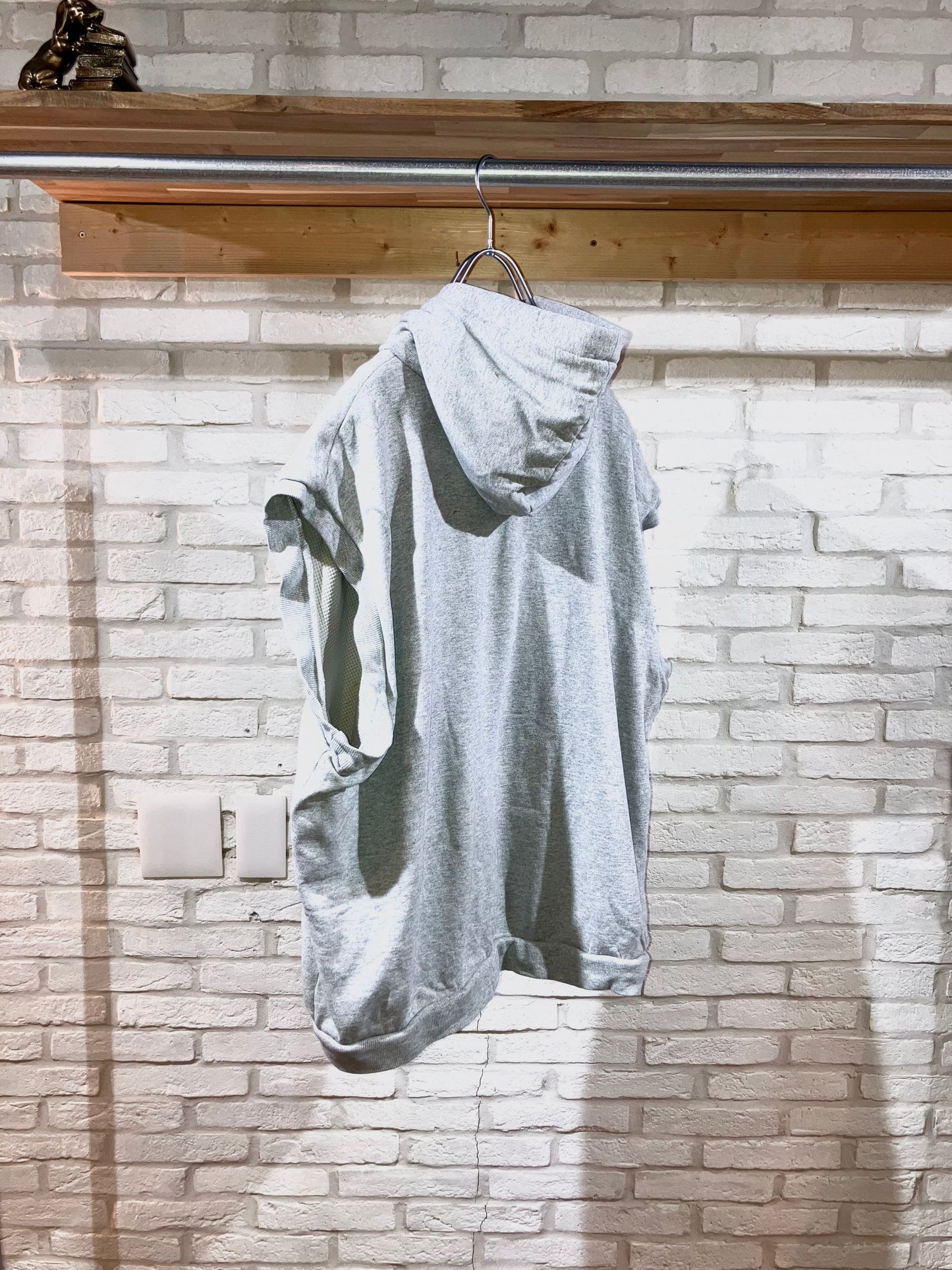 Old Double Fice Zip Hoodie Vest