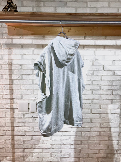 Old Double Fice Zip Hoodie Vest